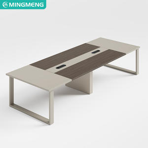 Table de conférence moderne avec prises électriques - Bureau de réunion de bureau multi-personnes - Product Image 6