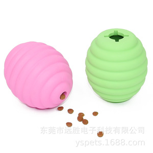 Jouet à mâcher pour animaux de compagnie, distributeur de friandises en caoutchouc en forme de baril, durable pour chiens, qualité alimentaire, grande taille - Product Image 5