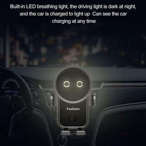 Supporto per Telefono Auto con <span class=keywords><strong>Ricarica</strong></span> Wireless, <span class=keywords><strong>Ricarica</strong></span> Rapida 15W, Supporto Universale per Smartphone, Mani Libere - Product Image 4