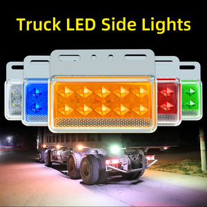 Đèn Tín Hiệu Xe Tải Chống Nước Đèn LED 5D DC 24V Đèn Báo Hiệu Bên Hông Xe Buýt Xe Tải Đèn Xe Moóc Đèn DRL Sương Mù Phía Sau - Product Image 4