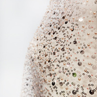 2025 nouveau produit français net multicolore fil polyester coton floral brodé dentelle tissu