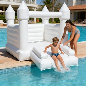 <span class=keywords><strong>Château</strong></span> gonflable facile à nettoyer pour une utilisation sur la plage de sable avec une surface de rebond lisse - Product Image 2