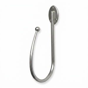 Metal <b>Curtain</b> Holdback Tieback J-<b>Hook</b> For Window Wall Mounted Accessories Wholesale - Product Image 2