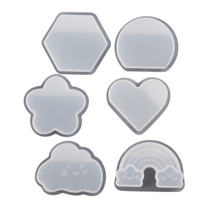 Nieuwe Ideeën 3D Wolkvormige Siliconen Mal voor Harsgieten, Zeep- en Kaarsenmalen, DIY Epoxyhars Kristalambacht, Handgemaakte Taartgereedschappen - Product Image 6