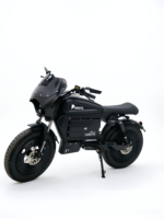 Vélo de montagne classique Himoto Black Warrior avec cadre en alliage d'aluminium, batterie au lithium, clé NFC sans fil, pneus larges, 3 vitesses, 48V/60V 3000W