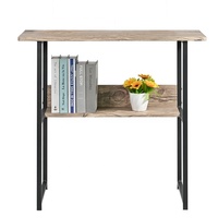 Bureau à domicile style simple bureau d'ordinateur bureau pc table de bureau avec étagère Approvisionnement d'usine