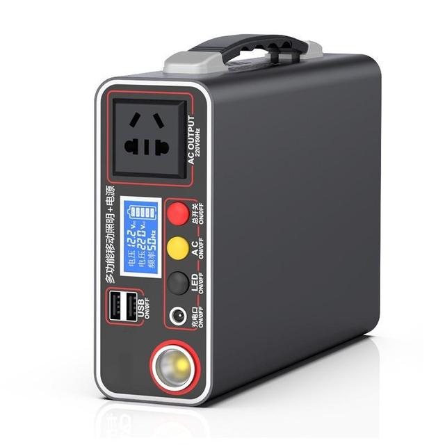 300W Portable Solar Generator 220V Pure Sine Wave Outdoor Power Supply With LiFePO4 Battery for Home Appliance Backup