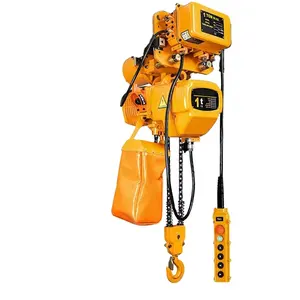 CE certification 1ton 2ton 3ton 5 ton HHBB Motor Trolley Type Electric Chain Hoist with Hook