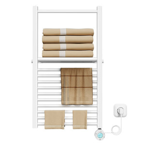 Avonflow điện làm nóng khăn tản nhiệt trắng/đen/ANTHRACITE sơn tĩnh điện phòng tắm hiện đại tản nhiệt - Product Image 2