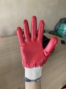 Top gants de travail de sécurité vietnamiens bon marché-Vente chaude demi gants enduits de latex-Gants de travail pour le jardinage - Product Image 4