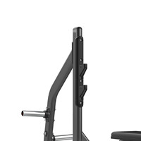 Banc plat robuste pour entraînement avec barre et haltères, banc de fitness stable pour la musculation