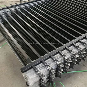 Clôture de sécurité en acier galvanisé <span class=keywords><strong>avec</strong></span> maille anti-coupure, base en béton renforcé, surface revêtue de PVC, modélisation 3D pour périmètre d'aéroport - Product Image 6