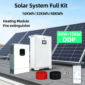 ระบบพลังงานแสงอาทิตย์ครบชุด 6KW 8KW 11KW 12KW 10KWh 15KWh 32KWh 48KWh 90KWh ชุดอุปกรณ์พร้อมติดตั้ง - Product Image 1