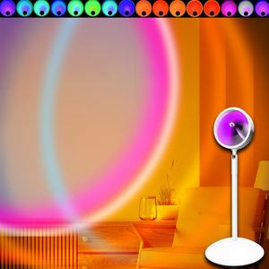 Lampe de coucher de soleil intelligente Tuya, veilleuse et projecteur de coucher de soleil avec contrôle par application, interrupteur WiFi pour la décoration de la pièce, photographie, cadeau d'anniversaire - Product Image 4