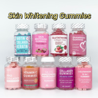 Gummies Vitaminés Collagène Éclaircissant et Blanchissant la Peau, Supplément Herbal de Beauté OEM Efficace