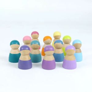 Bloques de figuras pequeñas de colores de alta calidad, juego de casa de juegos, cognición de Color, bloques de clasificación de Color, juguete, juego de rol simulado - Product Image 5