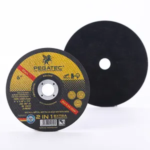 Pegatec Professional 6 Inch 150mm Abrasive Thin Non Woven Metal Stainless Steel Polishing Wheel