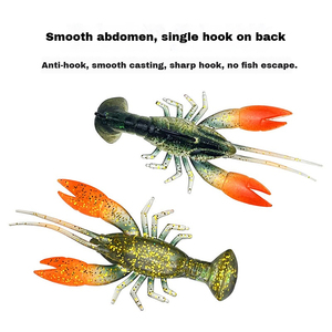 Leurres <span class=keywords><strong>de</strong></span> pêche artificiels pour eau salée, 7cm 12g, crevettes bioniques lestées au plomb, appâts <span class=keywords><strong>de</strong></span> pêche pour crevettes marteau - Product Image 6