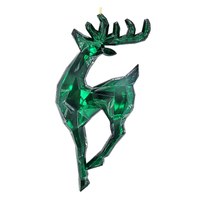 Zhengtian Usine Personnalisé Acrylique Clair Transparent Suspendu Cerf Ornement Dispersant Renne Décoration De Noël Fournitures