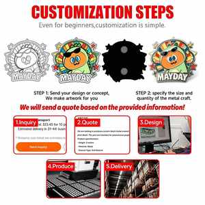 Custom Magnetic Sticker <b>Fridge</b> Magnet Zinc Alloy 2D 3D Embossed Bronzing Coastal Design Promotional Tourist Souvenir - Product Image 3