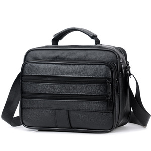 OEM Polyester Crossbody <b>Bag</b> Cell Phone Purse Luxury Leather Messenger <b>Bag</b> Genuine Leather Shoulder <b>Bag</b> for Men - Product Image 2