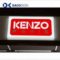 Panneau lumineux LED étanche DakeSign pour enseigne de restaurant, affichage publicitaire extérieur, enseignes commerciales, panneau de devanture de magasin