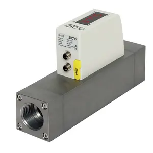SUTO S418 Compact Thermal Mass Flow Meter Pro-Inline Conditioner Thermal Mass Piezo Resistive Sensor S418 Flow Meters