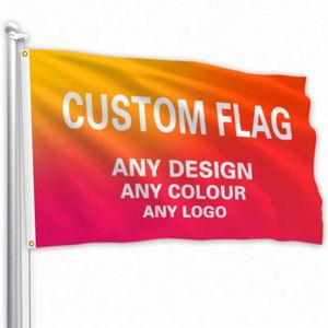 Impresión Digital, Cualquier Diseño, Cualquier Color, Cualquier Logotipo, Tela Premium de Buena Calidad, Banderas Personalizadas Coloridas con Ojales - Product Image 5