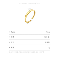 Cincin Perak Sterling FUAMAY S925 yang Dapat Disesuaikan, Cincin Bulat Bezel Tunggal untuk Wanita, Cincin Perak 925 dari Cina