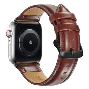 Correa de cuero de vaca de primera capa para <span class=keywords><strong>Apple</strong></span> <span class=keywords><strong>Watch</strong></span>, banda de <span class=keywords><strong>38mm</strong></span>, 40mm, 42mm, 44mm, iWatch 1, 2, 3, <span class=keywords><strong>4</strong></span>, 5, novedad - Product Image 6