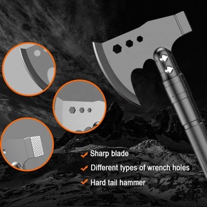 Pala y Hacha Plegables Multifuncionales de Aleación de Aluminio para Supervivencia al Aire Libre, Caja de Herramientas para Campismo y Aventuras al Aire Libre - Product Image 3