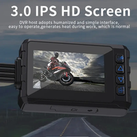 3 pouces double 1080P moto DVR 2 objectif étanche Moto caméra WiFi GPS Dash Cam avant arrière conduite enregistreur vidéo boîte noire