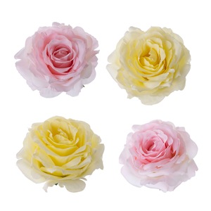 ดอกกุหลาบประดิษฐ์ CallaFloral สีเหลืองชมพู สำหรับตกแต่งงานแต่งงานในร่ม อุปกรณ์งานฝีมือ - Product Image 5