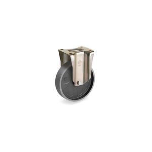TELLURE ROTA - 698506 Ruedas macizas de hierro fundido, soporte fijo tipo P-ancho de rueda 45mm, Ø 200 mm (Cant. 2) - Product Image 1