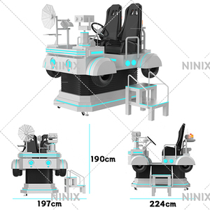 Mesin Simulator berkendara VR kursi ganda, peralatan permainan pengalaman Off Road gerakan untuk tempat bermain taman hiburan Arcade - Product Image 1