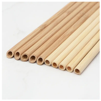 Logo personnalisé Paille de riz roseau naturelle en bambou écologique biodégradable jetable acceptable