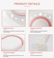 Soins spéciaux féminins pour la récupération post-partum et périnée après la naissance Bain de maternité en plastique pliable