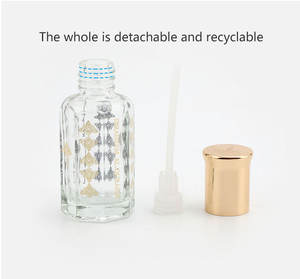 Botella rellenable de 3ml, 6ml, 12ml, rollo de aceite esencial, mezcla de perfume de color redondo - Product Image 4