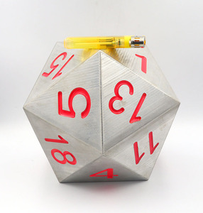Fabricant-Direct personnalisé <span class=keywords><strong>20</strong></span>-Face grand jeu de <span class=keywords><strong>dés</strong></span> en métal polyédrique solide D6 D20 <span class=keywords><strong>dés</strong></span> de jeu pour les numéros - Product Image 5