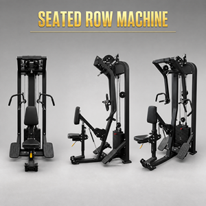 เครื่องฝึกกล้ามเนื้อหลังแบบ Commercial Over Back Row Trainer รุ่นเหล็ก รับน้ำหนักได้ 200 กก. อุปกรณ์ออกกำลังกายสำหรับยิมและฟิตเนสเซ็นเตอร์ R - Product Image 4