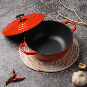 Venta al por mayor clásico de hierro fundido estofado y olla de sopa para el hogar y la cocina del Hotel regalo de negocios - Product Image 1