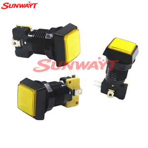 Interruptores de Botón Pulsador Iluminados con LED de 12V/5V de Alta Calidad, 32*32mm, Plano Inclinado - Product Image 6