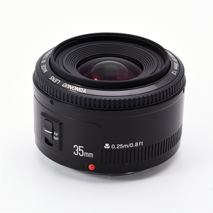Objectif Yongnuo 35mm YN35mm F2 Grand-Angle Grande Ouverture à Focale Fixe Autofocus pour Appareil Photo <span class=keywords><strong>Canon</strong></span> Nikon - Product Image 1