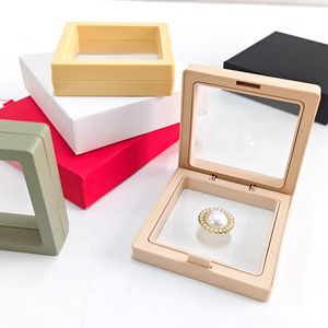 Biểu Tượng Tùy Chỉnh Các Tông Trượt Tay Áo Giấy Lưu Trữ Đồ Trang Sức Ngăn Kéo Hộp Rõ Ràng Pe Phim Nổi Hiển Thị Quà Tặng Cho Đồng Hồ - Product Image 2