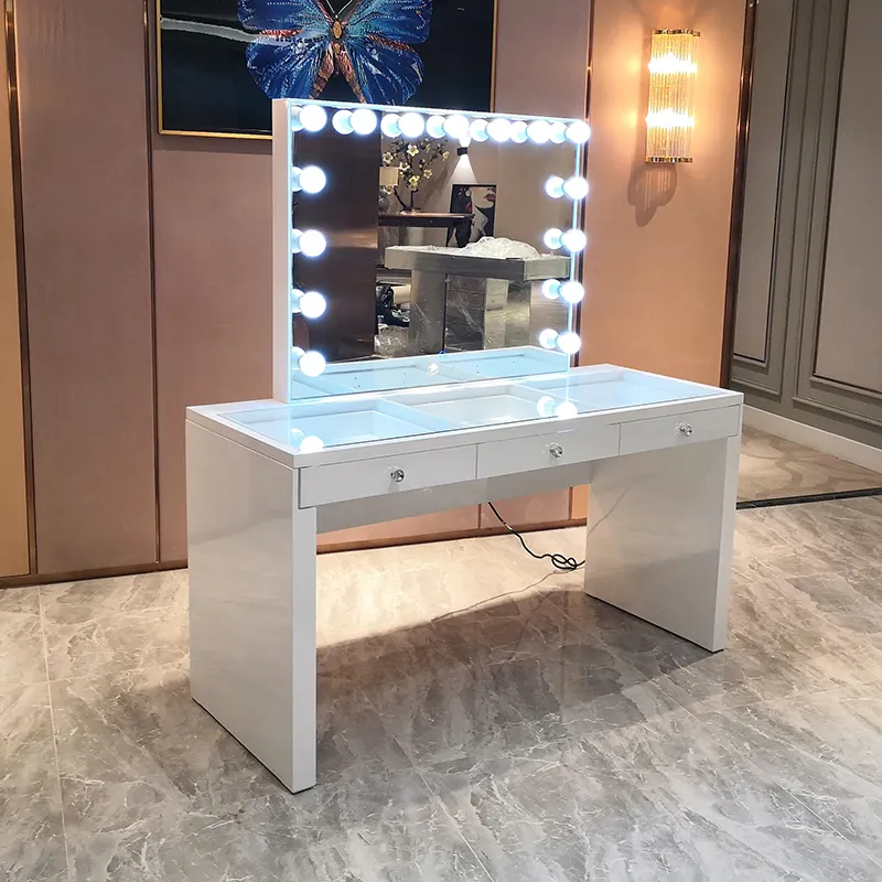 Мебель для спальни Docarelife косметический туалетный столик для макияжа с подсветкой ламповое зеркало