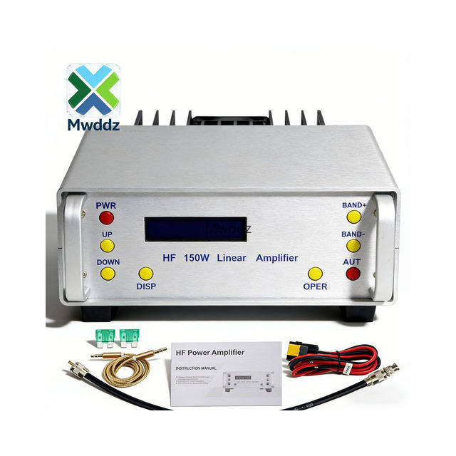 1.8-30MHz 150W HF Linear Amplifier Ham Radio Amplifier with High Temperature & High SWR Protection