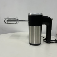Mixeur à main puissant à 5 vitesses, mode turbo, en acier inoxydable, pour aliments, œufs, gâteaux, fouet, bâton, mixeur électrique à main, pétrin