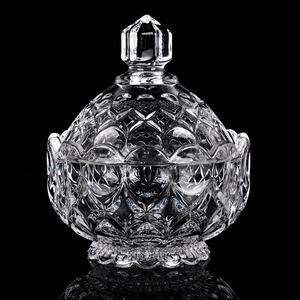 <span class=keywords><strong>Sucrier</strong></span> en <span class=keywords><strong>verre</strong></span> plaqué or, de luxe, en cristal plaqué or, bocal à bonbons en <span class=keywords><strong>verre</strong></span> transparent à pieds, bols à bonbons avec couvercle - Product Image 6