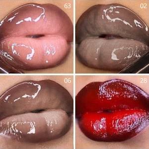 Private Label <strong>Soft</strong> <strong>Pink</strong> Organic Vegan Natural Shimmer Glitter High Pigment <strong>Makeup</strong> Lip Gloss - Product Image 2