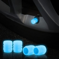 Bouchons de valve universels lumineux pour pneus de voiture, capuchons anti-poussière pour tiges de roue